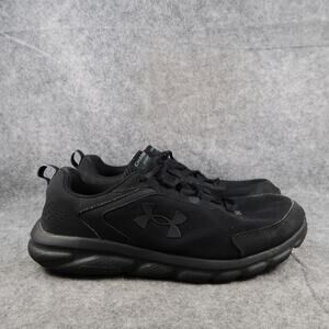 Under Armour Shoes Mens 10 Athletic Trainer Charged Assert Running Sneaker Black
